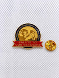 Salute to Our Veterans Gold-Tone Enamel Pin