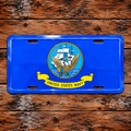 U.S. Navy blue tribute license plate